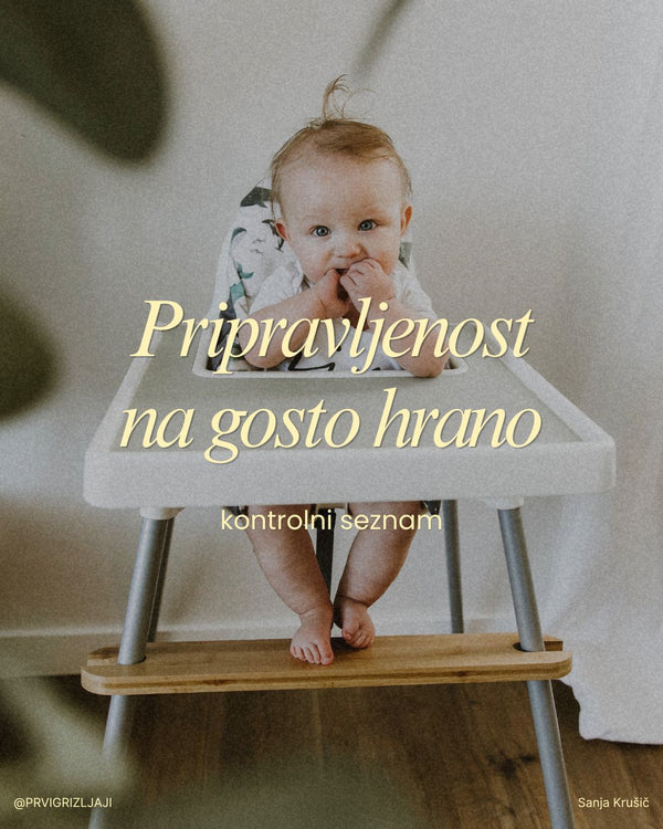 Znaki pripravljenost na gosto hrano